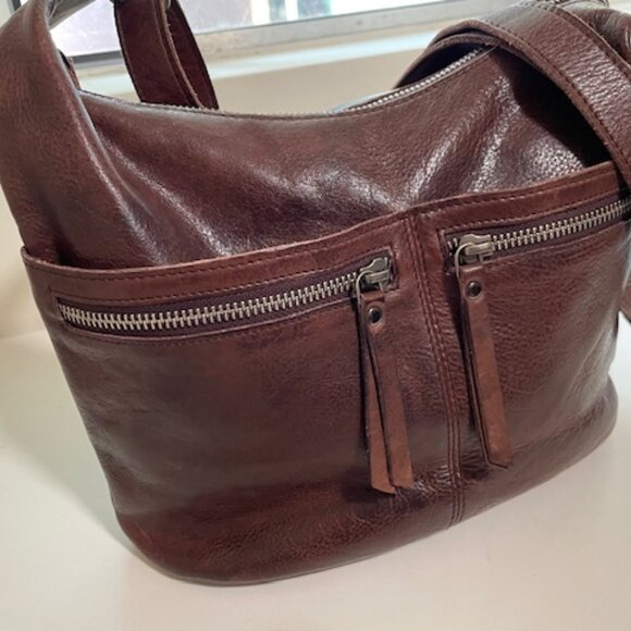 Latico Leathers Gita Brown Shoulder- Crossbdy Excellent Condition - Picture 4 of 8